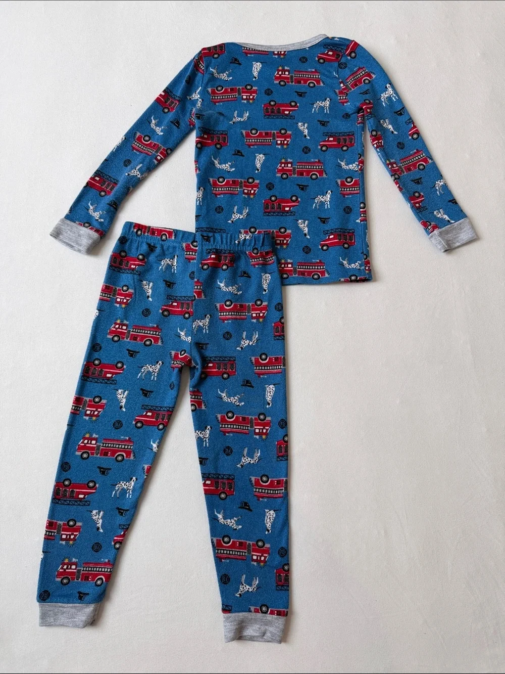 Sleep On It Firetruck Long Sleeve Pajama Set